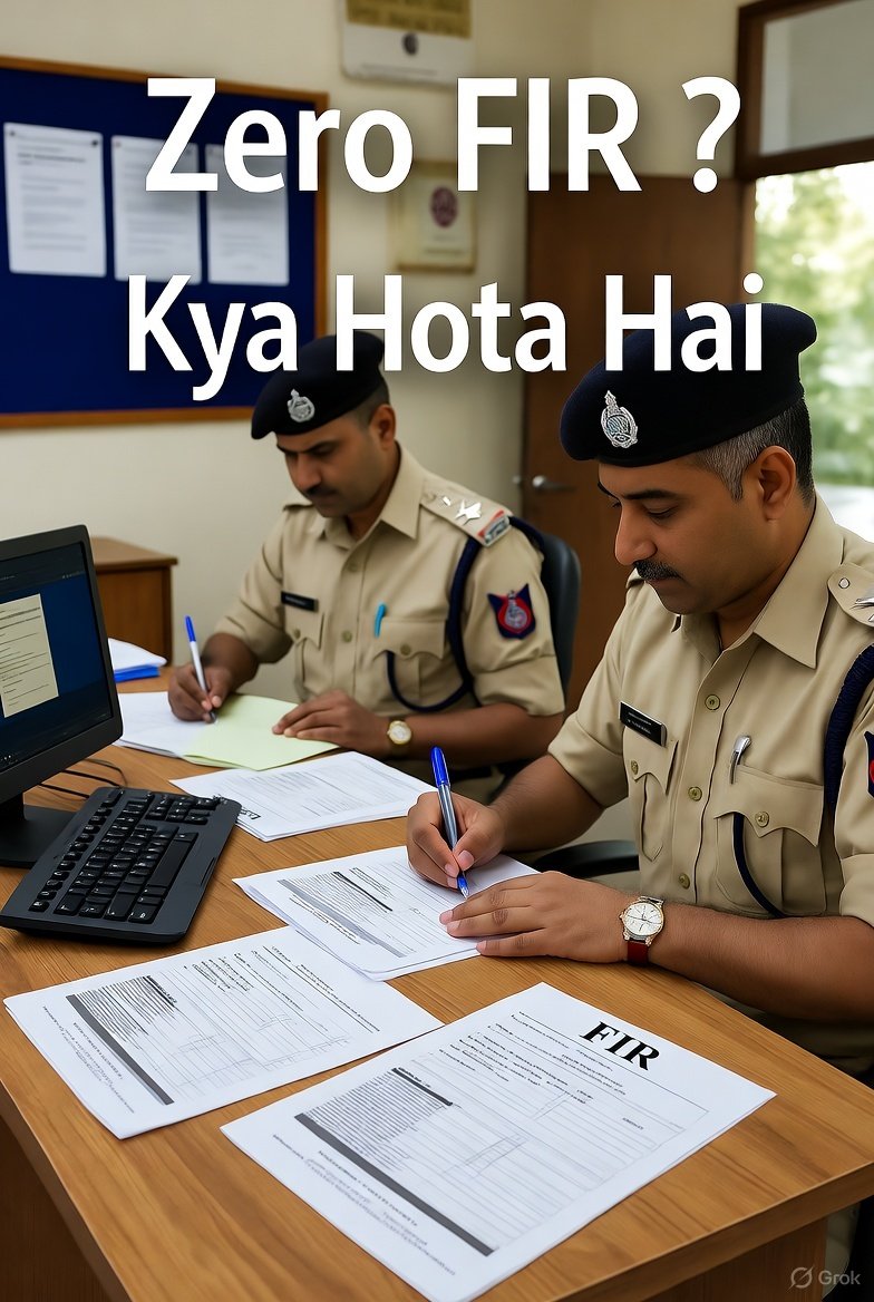 ⚖️ Zero FIR क्या है? पूरी जानकारी हिंदी में | Zero FIR Meaning, Process, and Law in India 2025