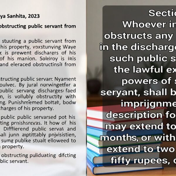 Bharatiya Nyaya Sanhita (BNS) 2023 की धारा 69 – पब्लिक सर्वेंट को काम से रोकने पर अब कड़ी सज़ा